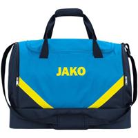 JAKO 2024 Sporttas Iconic Met Bodemvak - Jako-Blauw/Marine/Fluogeel - L (ca. 85 Liter) - thumbnail