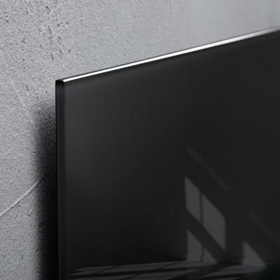 Sigel SI-GL110 Glasmagneetbord Artverum 480x480x15mm Zwart - thumbnail