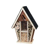 TRIXIE NESTKASTJE HUISJE HOUT WIT 18X15X24 CM GAT 3 CM - thumbnail