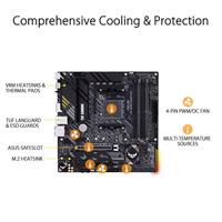Asus TUF GAMING B550M-PLUS Moederbord Socket AMD AM4 Vormfactor Micro-ATX Moederbord chipset AMD® B550 - thumbnail