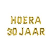 Folie ballon hoera 30 jaar - thumbnail