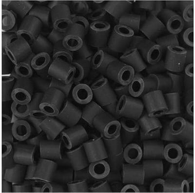 NABBI Biobeads van , afm 5x5 mm, gatgrootte 2.5 mm, medium, zwart, 3000 stuk/ 1 doos