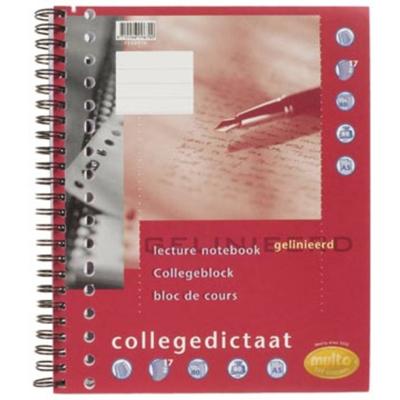 Multo collegedictaat ft 16,5 x 21 cm, gelijnd, 17-gaats