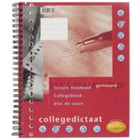 Multo collegedictaat ft 16,5 x 21 cm, gelijnd, 17-gaats - thumbnail