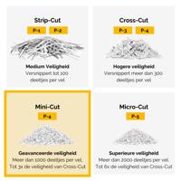 Papiervernietiger fellowes lx210 4x12mm zwart - thumbnail