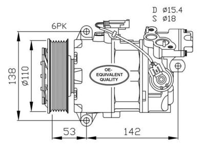 Compressor, airconditioning 32463