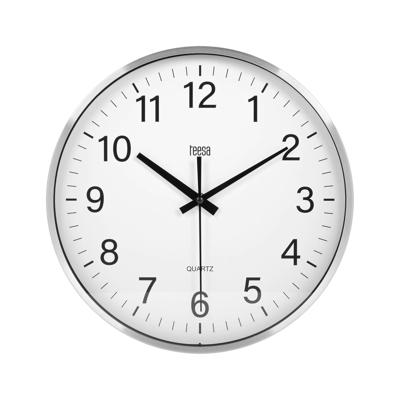 Teesa Wandklok Ø30cm zilver
