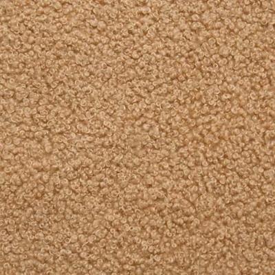 Fauteuil 55 cm gekrulde wolachtige stof beige