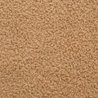 Fauteuil 55 cm gekrulde wolachtige stof beige - thumbnail
