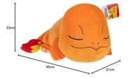 Jazwares Pokémon slapende knuffel pluche charmander, 45cm - thumbnail