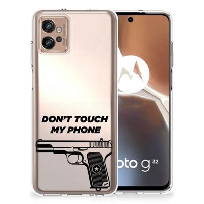 Motorola Moto G32 Silicone-hoesje Pistol DTMP Motorola Moto G32 Silicone-hoesje Pistol DTMP