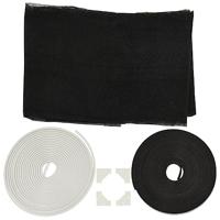 VidaXL Insectenhor voor ramen magnetisch 120x140 cm wit - thumbnail