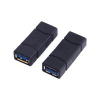 LogiLink USB 3.2 Gen 1 (USB 3.0) Adapter [1x USB 3.2 Gen 1 bus A (USB 3.0) - 1x USB 3.2 Gen 1 bus A (USB 3.0)] AU0026 1.8 m Vergulde steekcontacten - thumbnail