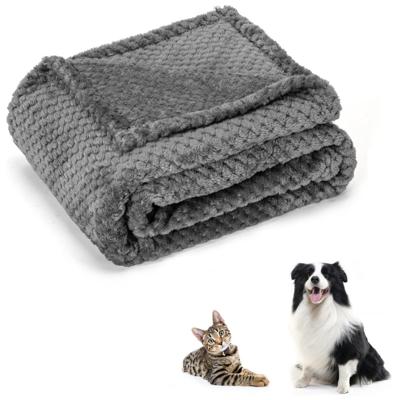 Nobleza Hondendeken 120x100cm Pluizige Fleece Huisdier Dekens voor Kat Puppy Wasbaar Zacht Warm Kitten Slaapmat Bed Pad Grijs