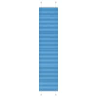 VidaXL Plissé rolgordijn 45x200 cm stofbreedte 44,4 cm polyester blauw - thumbnail