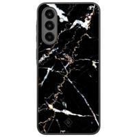 Samsung Galaxy A36 hoesje - Marmer zwart - thumbnail