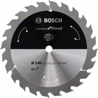 Bosch Accessories 2608837669 2608837669 Hardmetaal-cirkelzaagblad 140 x 10 mm Aantal tanden: 24 1 stuk(s) - thumbnail