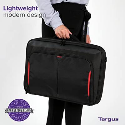 Targus 17"/18" notebook tas zwart/rood - thumbnail