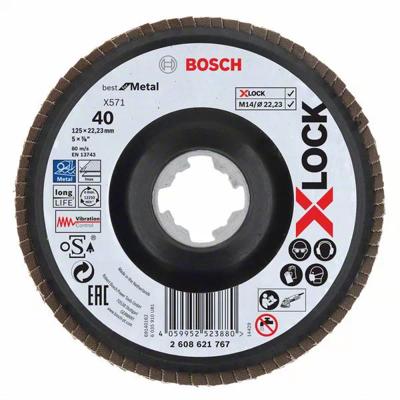 Bosch Accessories 2608621767 X-LOCK Lamellenschijf Diameter 125 mm 1 stuk(s)