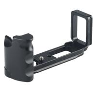 Vertical Shoot Quick Release L Plate Bracket Base Holder for FUJI X-E1 (Black) - thumbnail