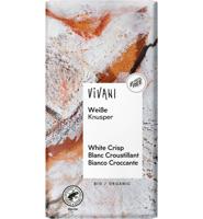 Vivani Chocolade wit met rice crispies bio 100 Gram - thumbnail