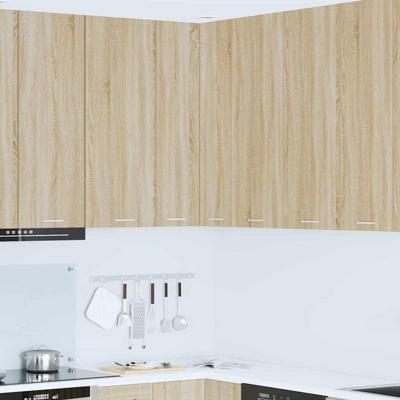 Hangkast Riga Sonoma Eik en Wit 57 x 57 x 100 cm Bewerkt hout