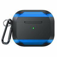 AirPods 3 hoesje - TPU - Anti fall series - Zwart / Blauw - thumbnail