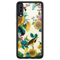Samsung Galaxy A50 glazen hardcase - Sunflowers - thumbnail