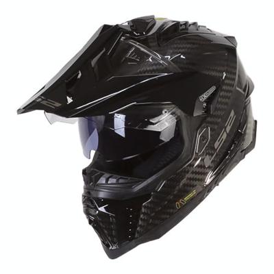 LS2 endurohelm "mx701 explorer alter", uitneembaar en wasbaar, rescue wangkussentjes, micrometrische sluiting, verwijderbare helmtop, voorbereiding voor helmcommunicatie, pinlock 70 maxvision™. helmet mx701 explorer alter xs bl./white matt