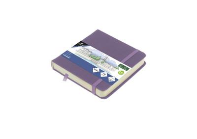 Kangaro Schetsboek - Heather Purple - Hardcover - 80 vellen - 140g - Roomwit Papier met Elastiek en Lint