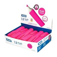 Fluorescerende Markeerstift Set Milan Roze (12 Stuks) - thumbnail