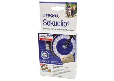 Büchel 3m scotchlite sekuclip 60mm spoke reflectors (72 pieces)