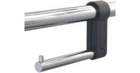 Geesa Comfort & Safety Toiletrolhouder voor toiletbeugel Chroom 915805-02 - thumbnail