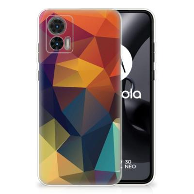 Motorola Edge 30 Neo | TPU Hoesje | Polygon Color