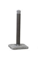 Beeztees wumblo - krabpaal - grijs - 55x55x120 cm - thumbnail