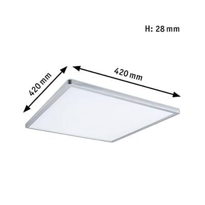 Paulmann 70995 P Atria Shine 22W 3000K 3Dim 420x420 chr LED-plafondlamp LED 22 W Chroom (mat)