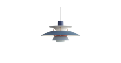 Louis Poulsen PH 5 Hanglamp - Blauw