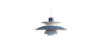 Louis Poulsen PH 5 Hanglamp - Blauw - thumbnail