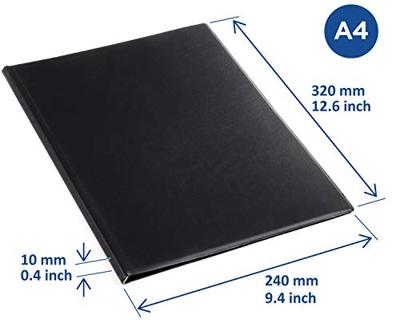 Rillstab showalbum A4 10 tassen, zwart Rillstab showalbum A4 10 tassen, zwart