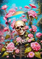Garden Skeleton Puzzel 1000 Stukjes - thumbnail