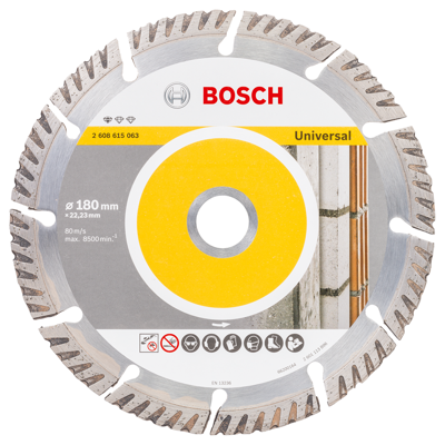 Bosch Accessoires Diamantdoorslijpschijf | Standard for Universal | 180X22,23 - 2608615063 Bosch Accessoires Diamantdoorslijpschijf | Standard for Universal | 180X22,23 - 2608615063
