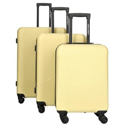 Enrico Benetti Louisville kofferset driedelig-Yellow