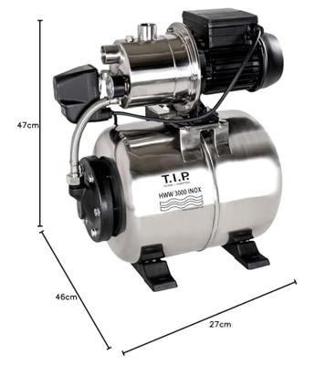 T.I.P. - Technische Industrie Produkte 31143 Watervoorziening HWW 3000 INOX 230 V 2.950 l/h T.I.P. - Technische Industrie Produkte 31143 Watervoorziening HWW 3000 INOX 230 V 2.950 l/h