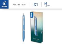 Pilot balpen Acro 1000, medium punt, in giftbox, hemelsblauw - thumbnail