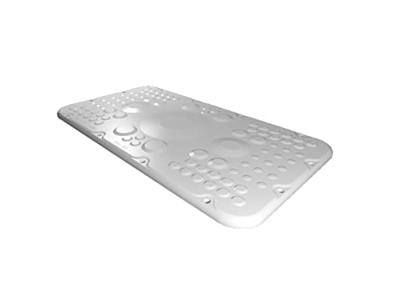 Rittal AX 2566.300 2566300 Flensplaat (l x b) 221 mm x 401 mm Kunststof Grijs 1 stuk(s)