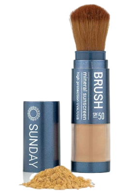 Sunday Brush Mineral Sunscreen Powder SPF50 - Tan