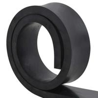 VidaXL Rubberen rand voor sneeuwploeg 180x8x2 cm zwart - thumbnail