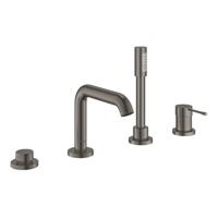 Badrandcombinatie GROHE Essence New Viergats Hard Graphite Geborsteld - thumbnail