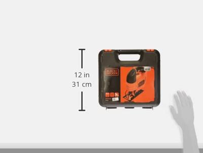 BLACK+DECKER KS701PEK 520W Pendeldecoupeerzaag | In koffer | 1x Zaagblad - KS701PEK-QS