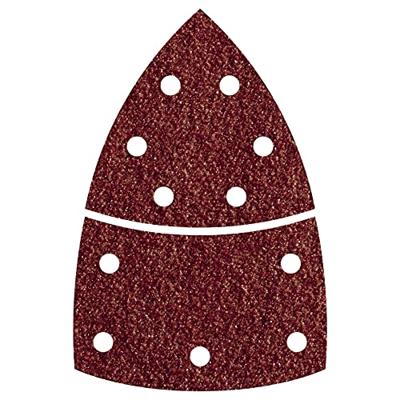 Wolfcraft Hechtschuurbladen | Korund | K180 | 2-delig | 10 stuks - 5619000 Wolfcraft Hechtschuurbladen | Korund | K180 | 2-delig | 10 stuks - 5619000